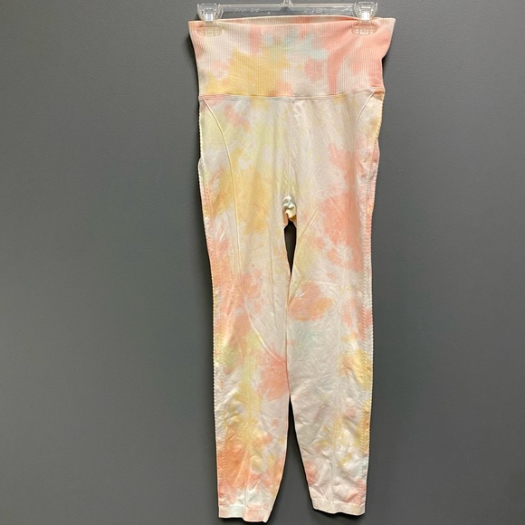 Free People Movement Prisma Rainbow Tie Dye Leggings Size M - Picture 13 of 13